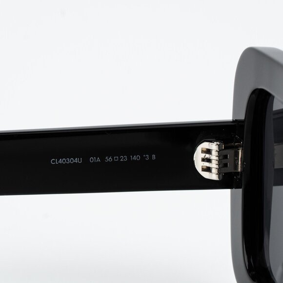 Celine TRIOMPHE Women Sunglasses Black Square CL40304U 01A NEW AUTHENTIC - Picture 8 of 13